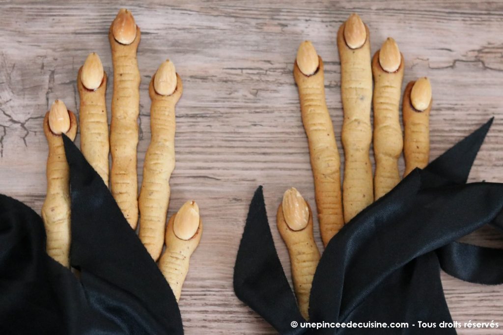 doigts de sorcieres d'Halloween
