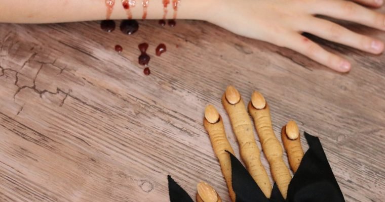 Doigts de sorcières d’Halloween