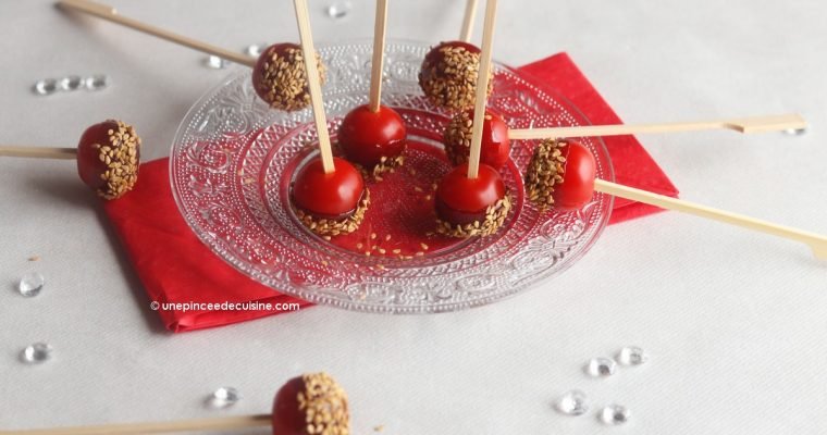Tomates d’amour au caramel de vinaigre basalmique